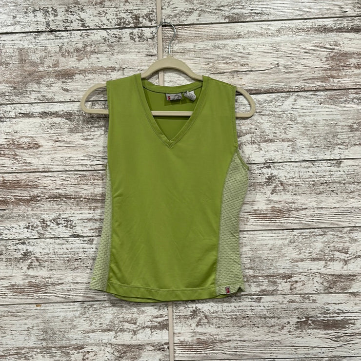GREEN SLEEVELESS TOP