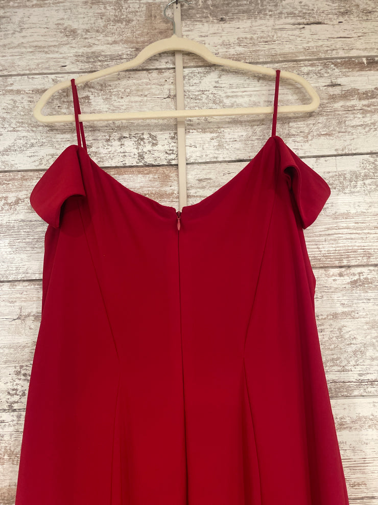 RED LONG EVENING GOWN