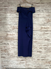 ROYAL BLUE LONG EVENING GOWN
