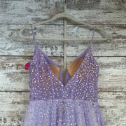 LAVENDER A LINE GOWN