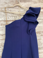 ROYAL BLUE LONG EVENING GOWN