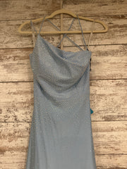 BLUE SPARKLY LONG DRESS (NEW)