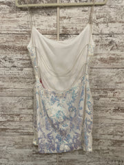 WHITE/COLORFUL SHORT DRESS