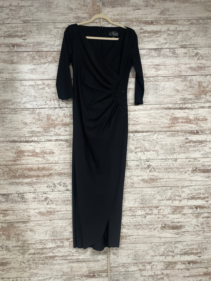 BLACK LONG EVENING GOWN