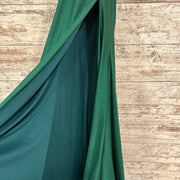 GREEN LONG EVENING GOWN