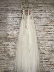IVORY/NUDE WEDDING GOWN $1400