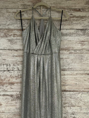 SILVER SPARKLY LONG DRESS -NEW