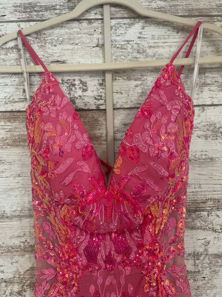 PINK SPARKLY MERMAID GOWN $615