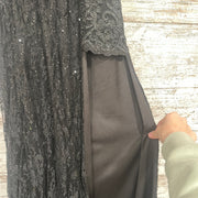 BLACK/LACE MERMAID GOWN