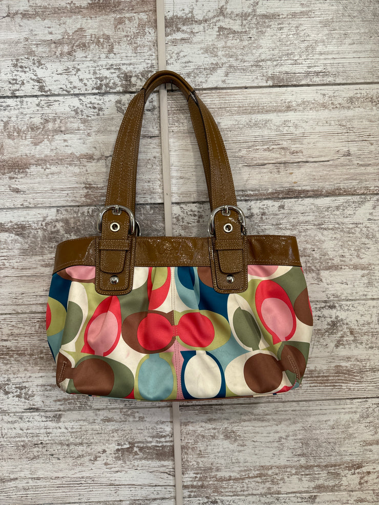 COLRFUL COACH PURSE