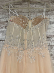 PEACH A LINE GOWN (NEW)