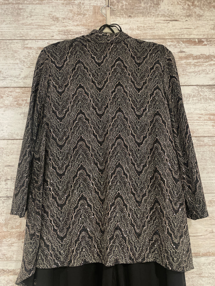 BLACK/GOLD 2 PC. LONG DRESS SE