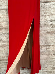 RED LONG EVENING GOWN