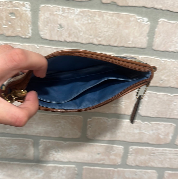 DENIM PATCHWORK WRISTLET