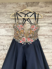 NAVY/NUDE/FLORAL A LINE (NEW)