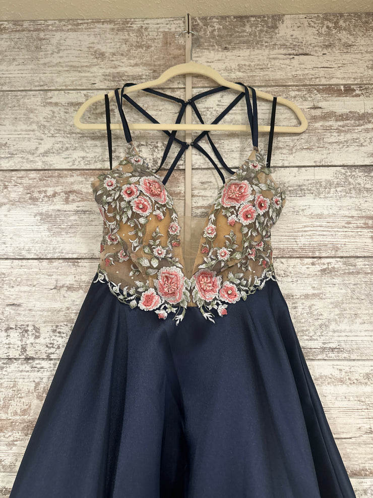 NAVY/NUDE/FLORAL A LINE (NEW)