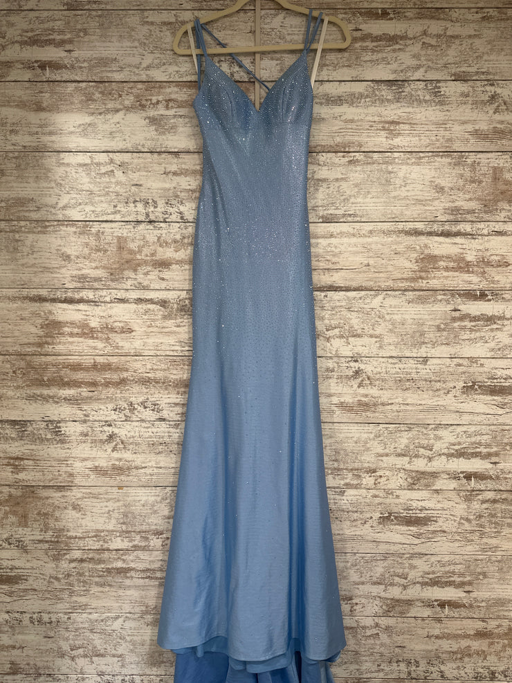 BLUE SPARKLY LONG DRESS (NEW)