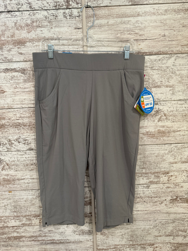 GRAY STRETCH CROP PANTS-NEW$60