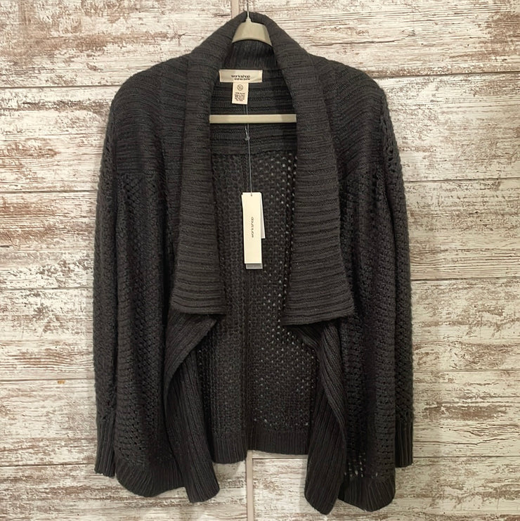 GREEN OPEN CARDIGAN (NEW) $68