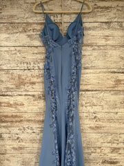 BLUE LONG EVENING GOWN $650