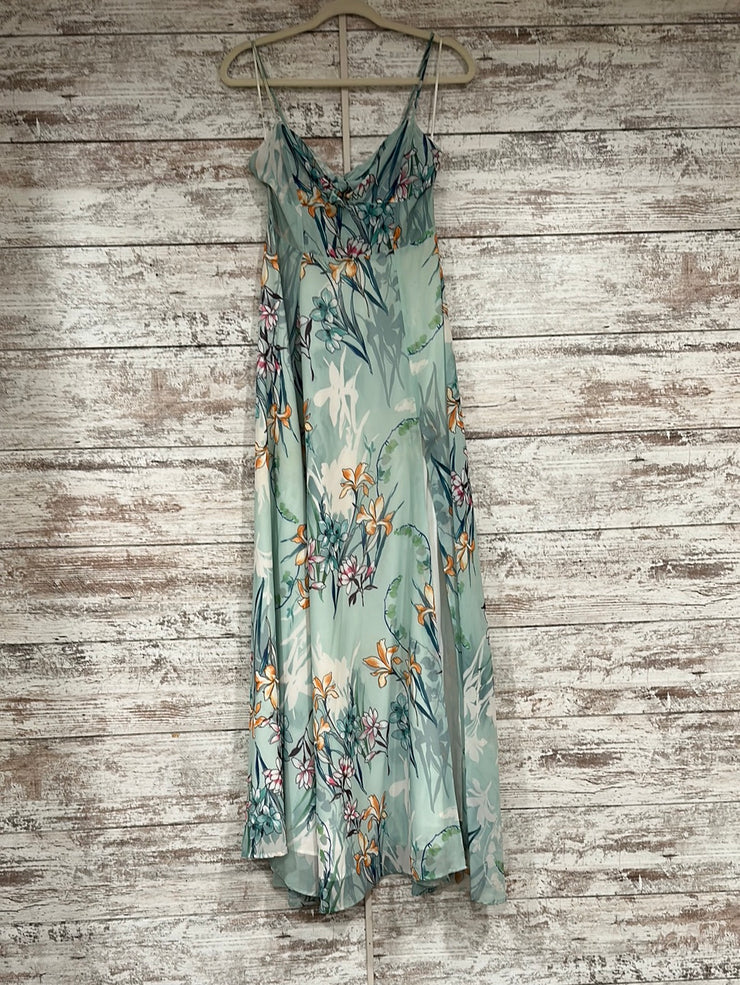 GREEN FLORAL MAXI DRESS $258