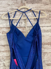 ROYAL BLUE BEADED DRESS