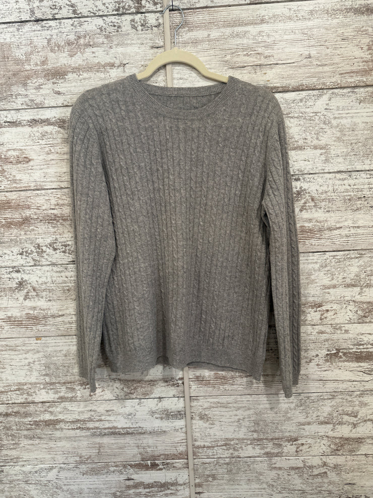 GRAY 100% CASHMERE SWEATER