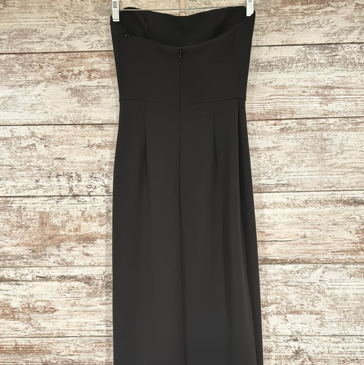 BLACK LONG EVENING GOWN