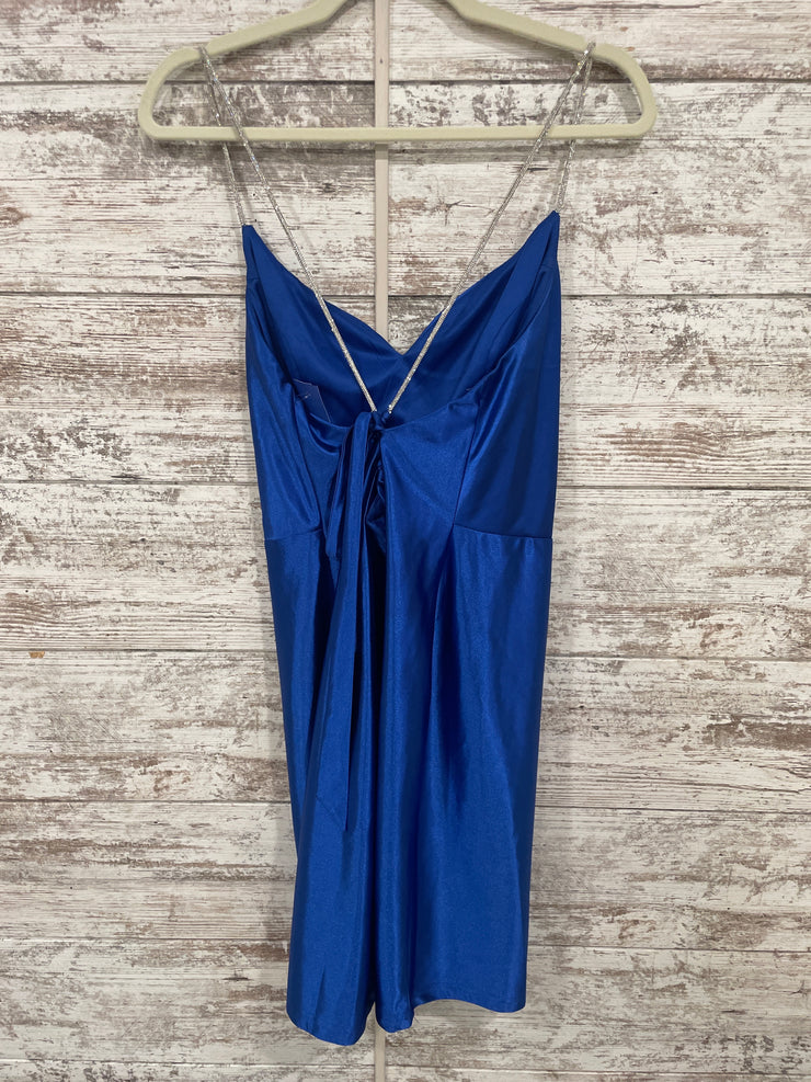 ROYAL BLUE SHORT DRESS