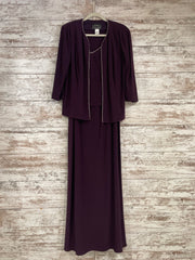 PURPLE 2 PC. LONG DRESS SET