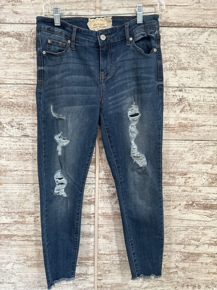 BLUE DENIM STRETCH JEANS $88