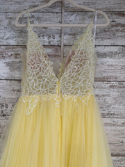 YELLOW A LINE GOWN (NEW)