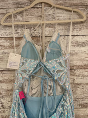BLUE SPARKLY LONG DRESS (NEW)