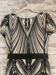 BLACK/IVORY LONG DRESS (NEW)