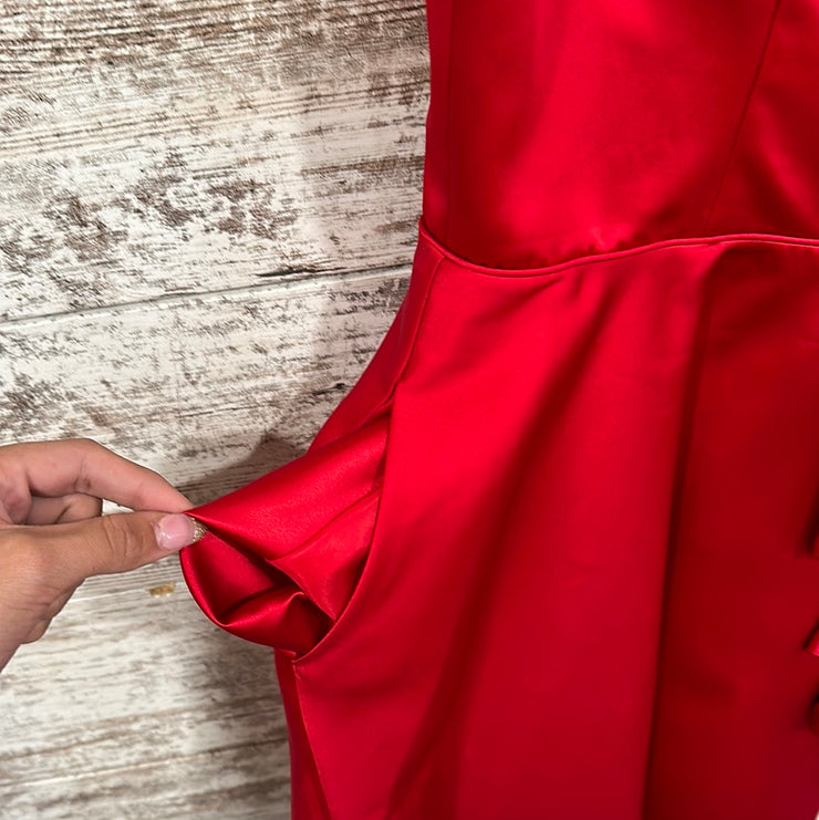RED SHORT DRESS