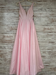 PINK SPARKLY A LINE GOWN (NEW)