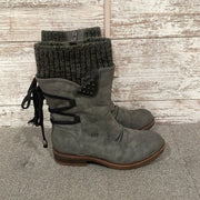 GRAY SUEDE LINED BOOTS $145