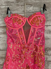 PINK SPARKLY LONG DRESS (NEW)