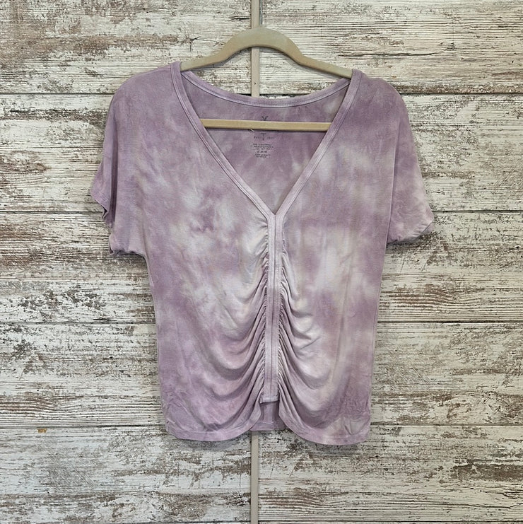 LAVENDER SHORT SLEEVE TOP