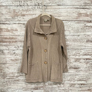 TAN BUTTON UP JACKET