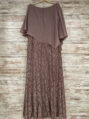 BLUSH SPARKLY LONG EVENING GOW