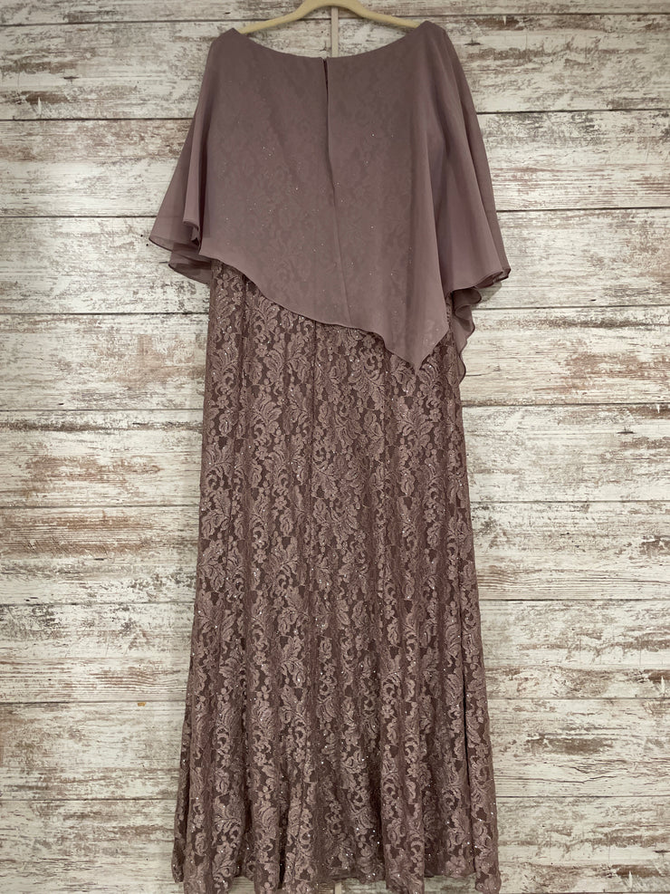 BLUSH SPARKLY LONG EVENING GOW