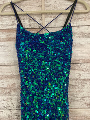 ROYAL BLUE SEQUIN DRESS (NEW)
