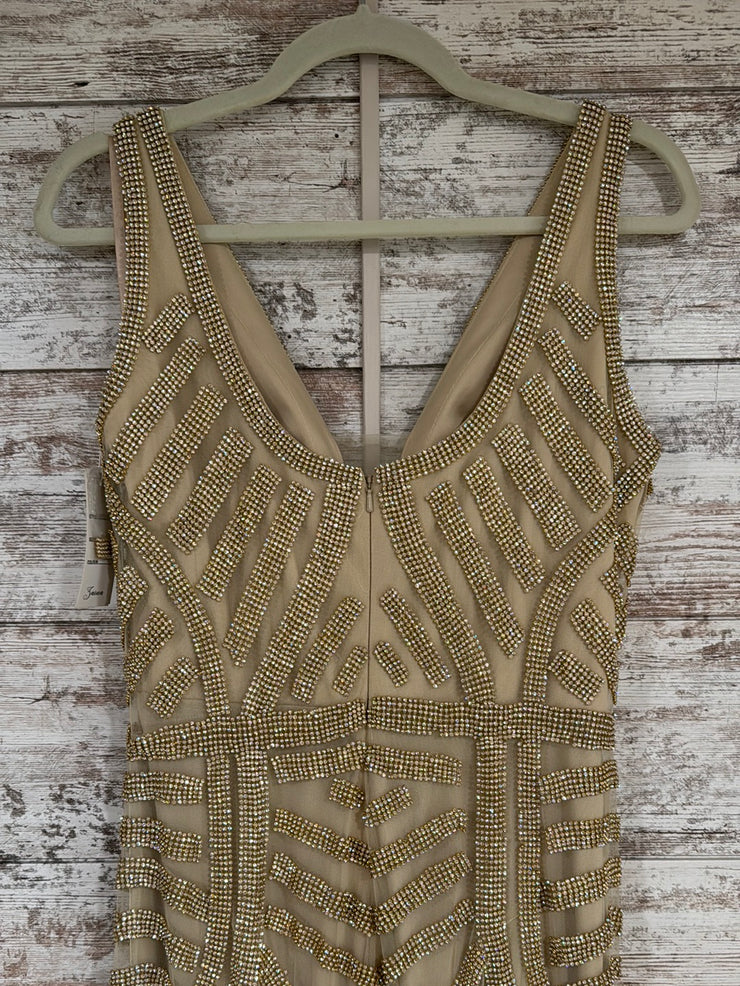 GOLD SPARKLY LONG DRESS (NEW)