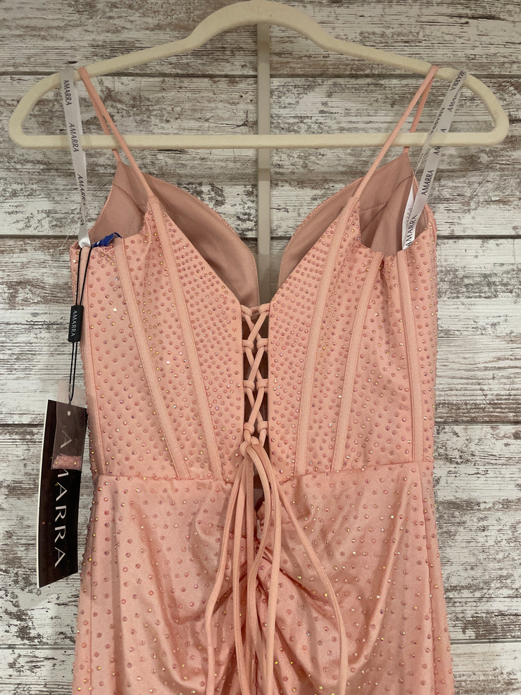 PINK SPARKLY LONG DRESS (NEW)
