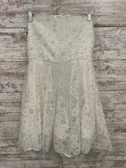 WHITE SPARKLY SHORT DRESS $300