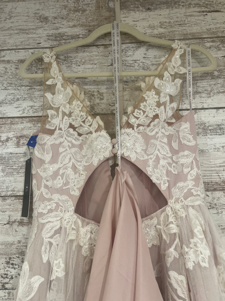 WHITE/NUDE WEDDING GOWN (NEW)