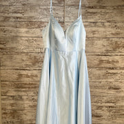 BLUE A LINE GOWN (NEW)