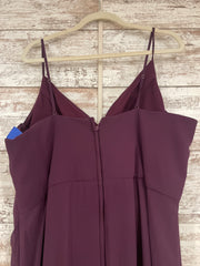 PURPLE LONG EVENING GOWN