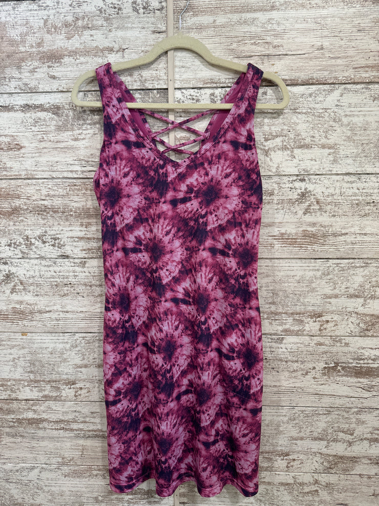 PINK TIE DYE SHORT DRESS